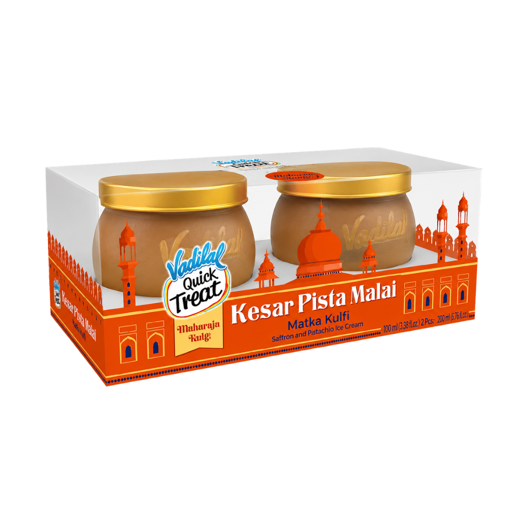 Vadilal Kesar Pista Matka Kulfi 200 ml buy online USA - 1